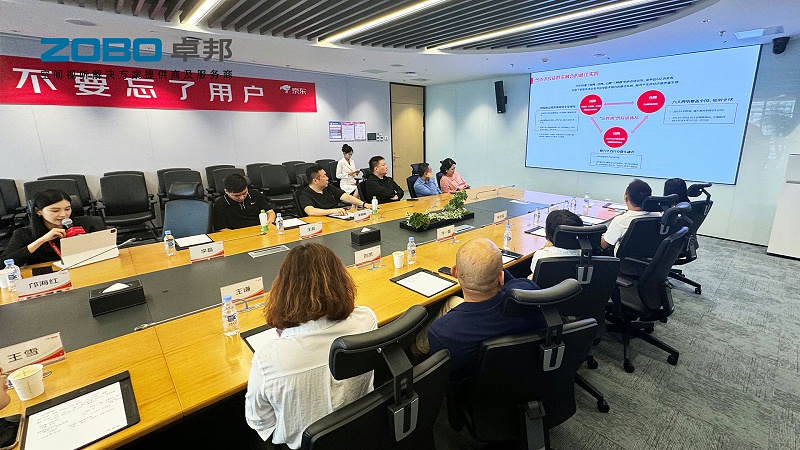 10ZOBO香蕉91下载作为首批丰台区链条企业走进京东集团总部参观交流