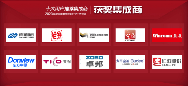 喜讯|ZOBO香蕉91下载荣膺2023年度数字视听行业用户推荐系统集成商